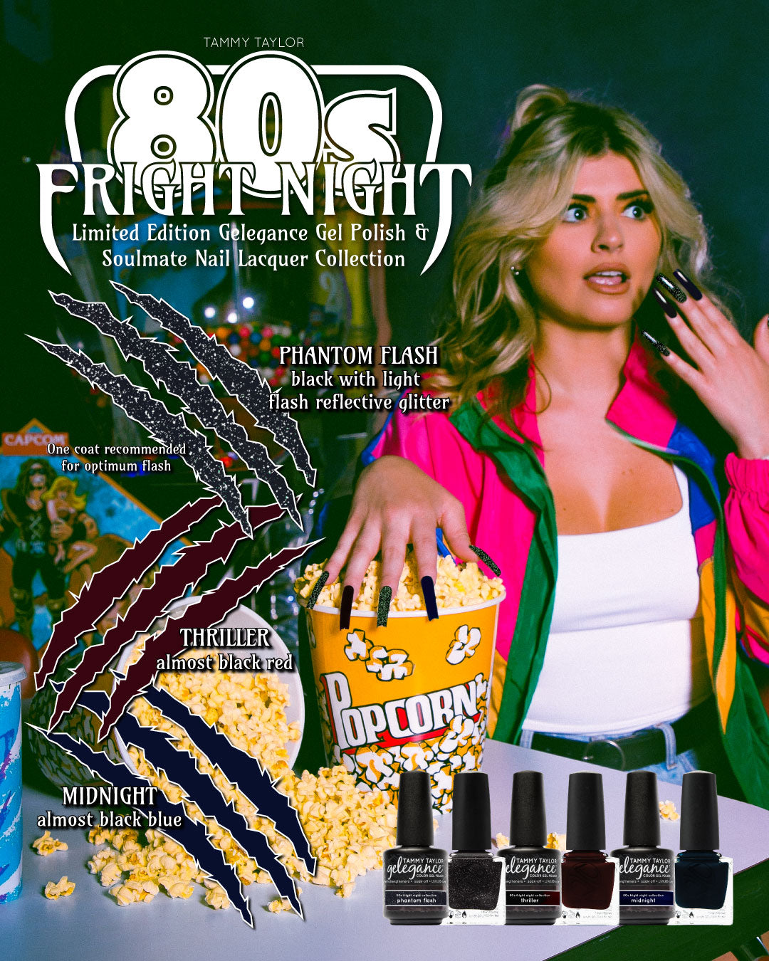 Tammy Taylor Nails 80s Fright Night Entire Collection Bundle CC80