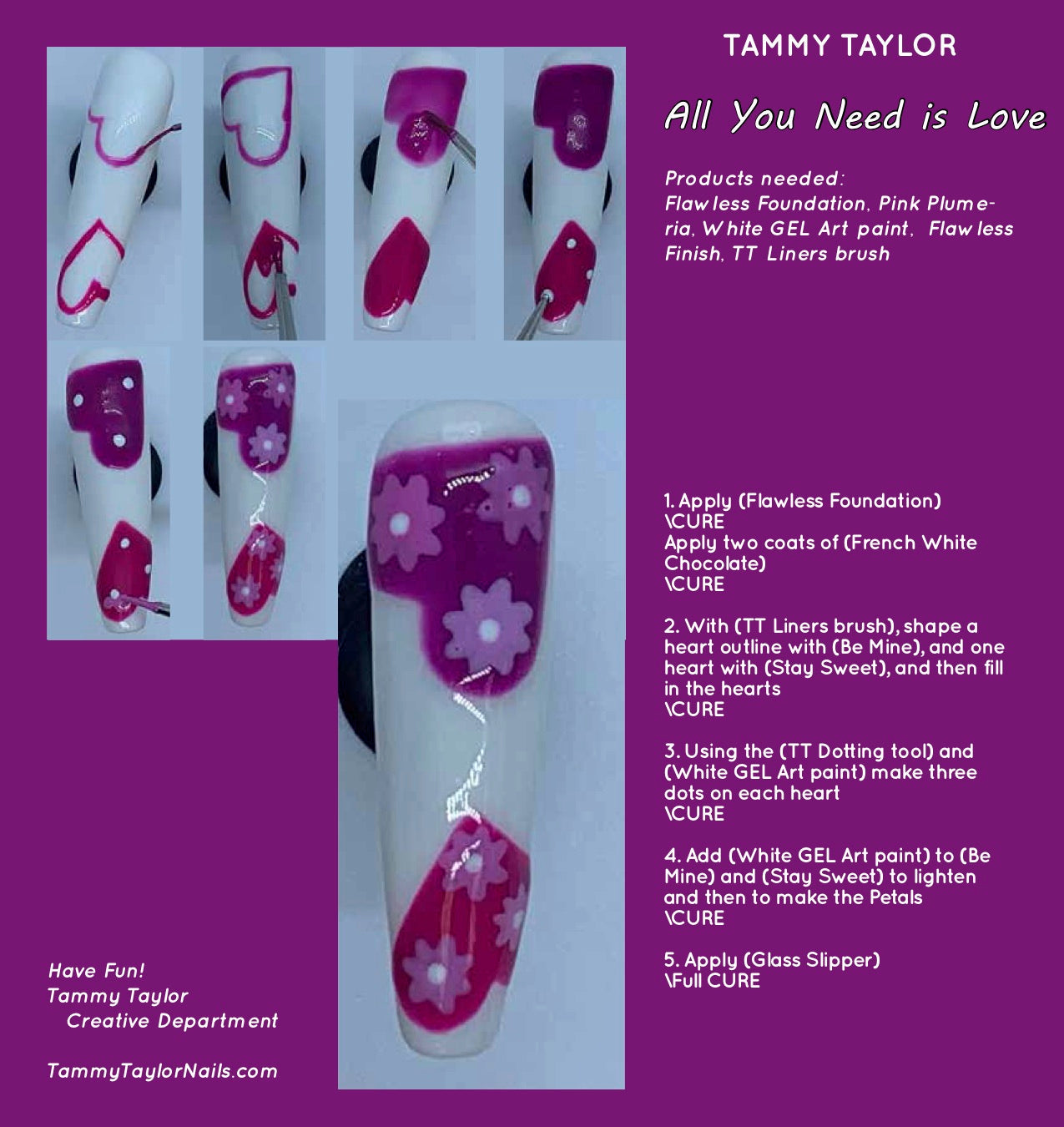 Tammy Taylor Nails All You Need Is Love Step by Step Bundle