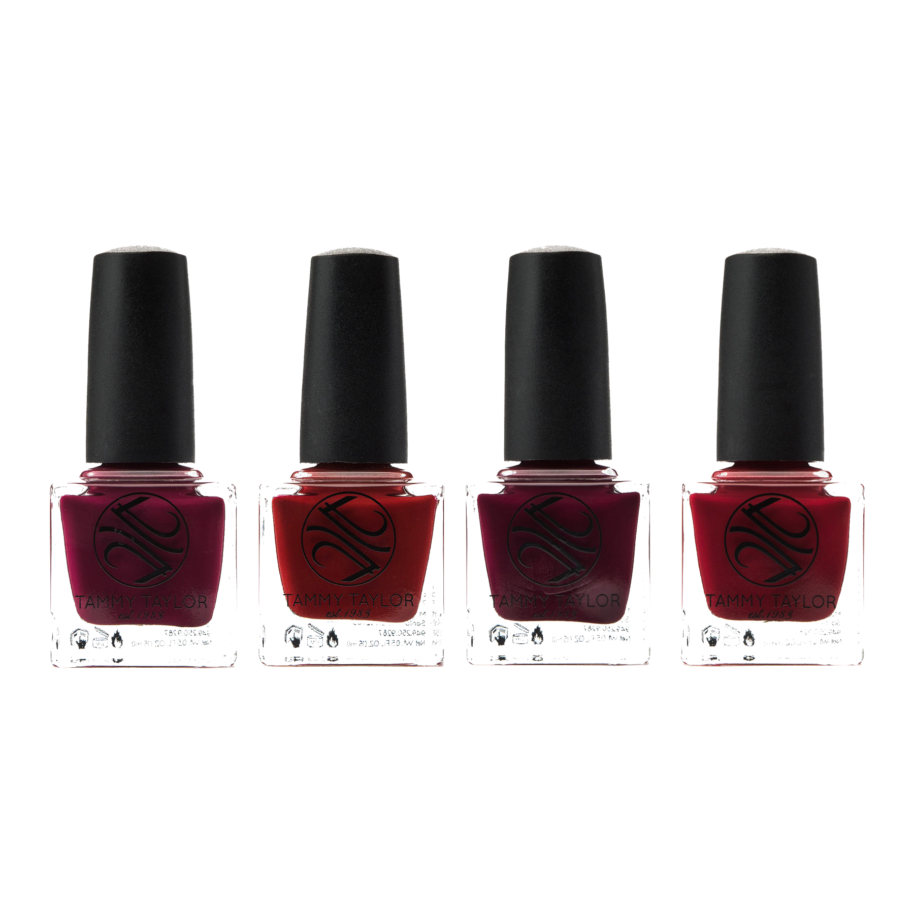 Tammy Taylor TTN Paint The Town Burgundy Nail Lacquer Bundle LCPT