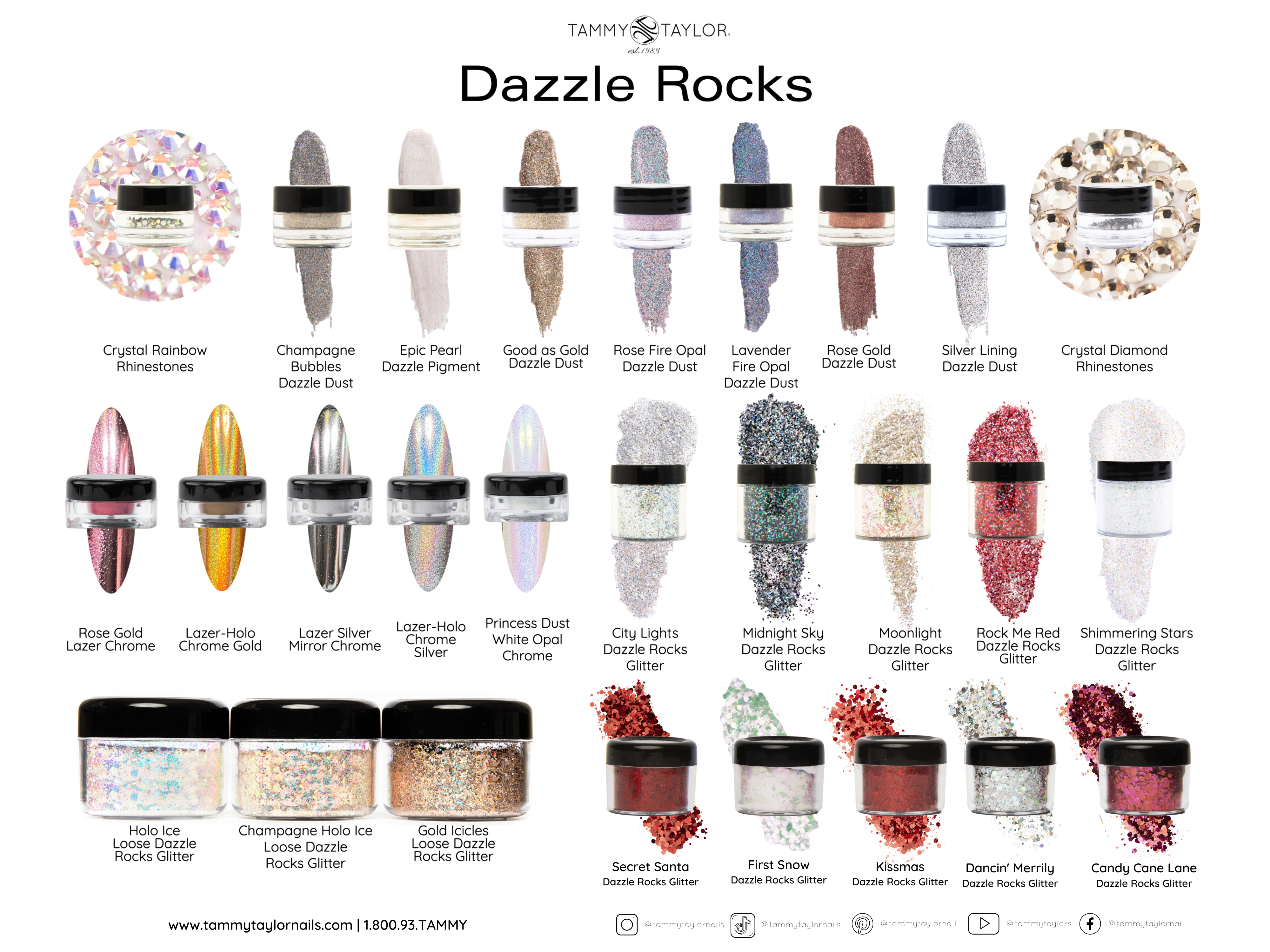 Tammy Taylor | Entire Dazzle Rocks Chart | color chart