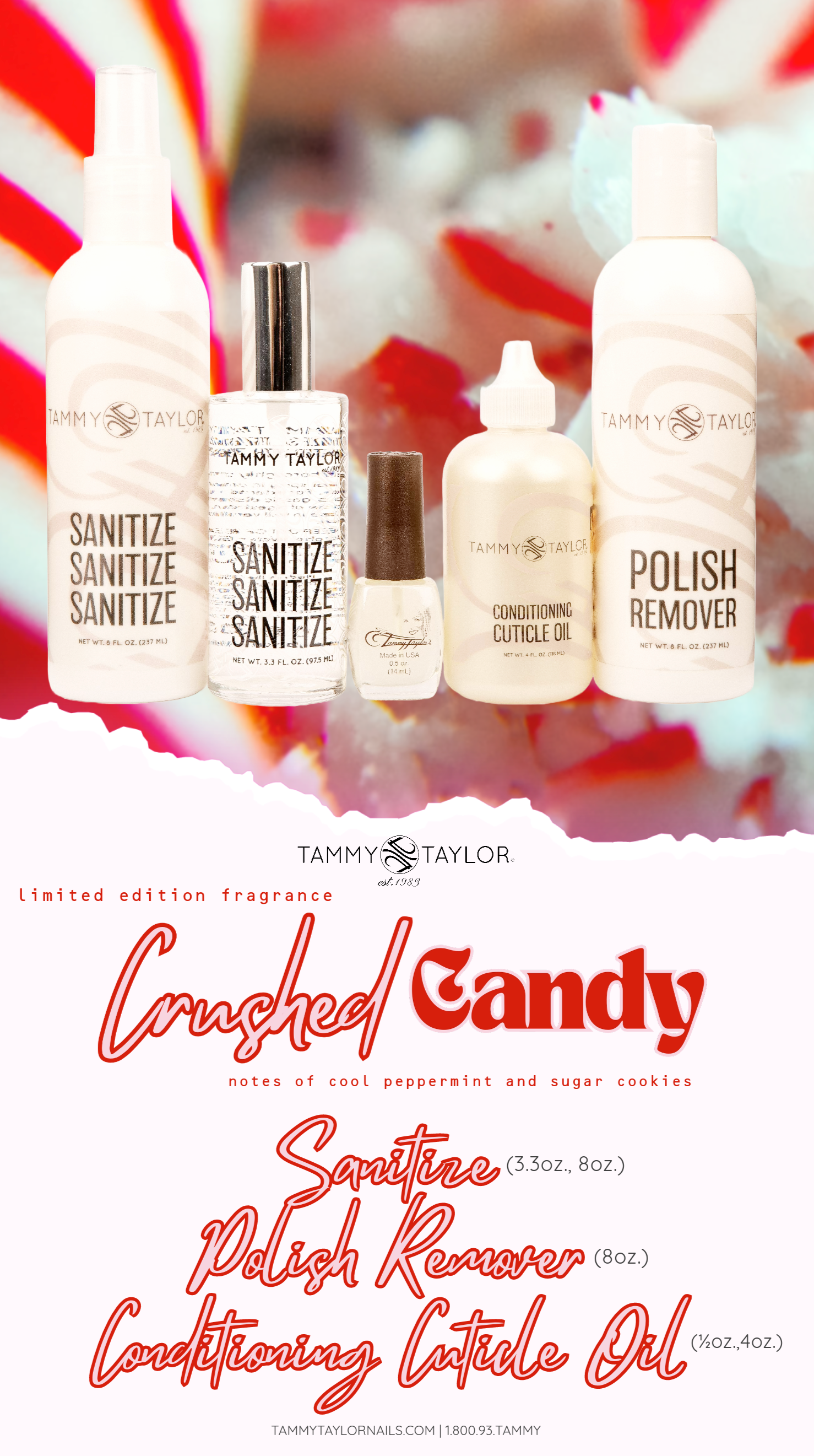 Crushed Candy Glass Spray Sanitize