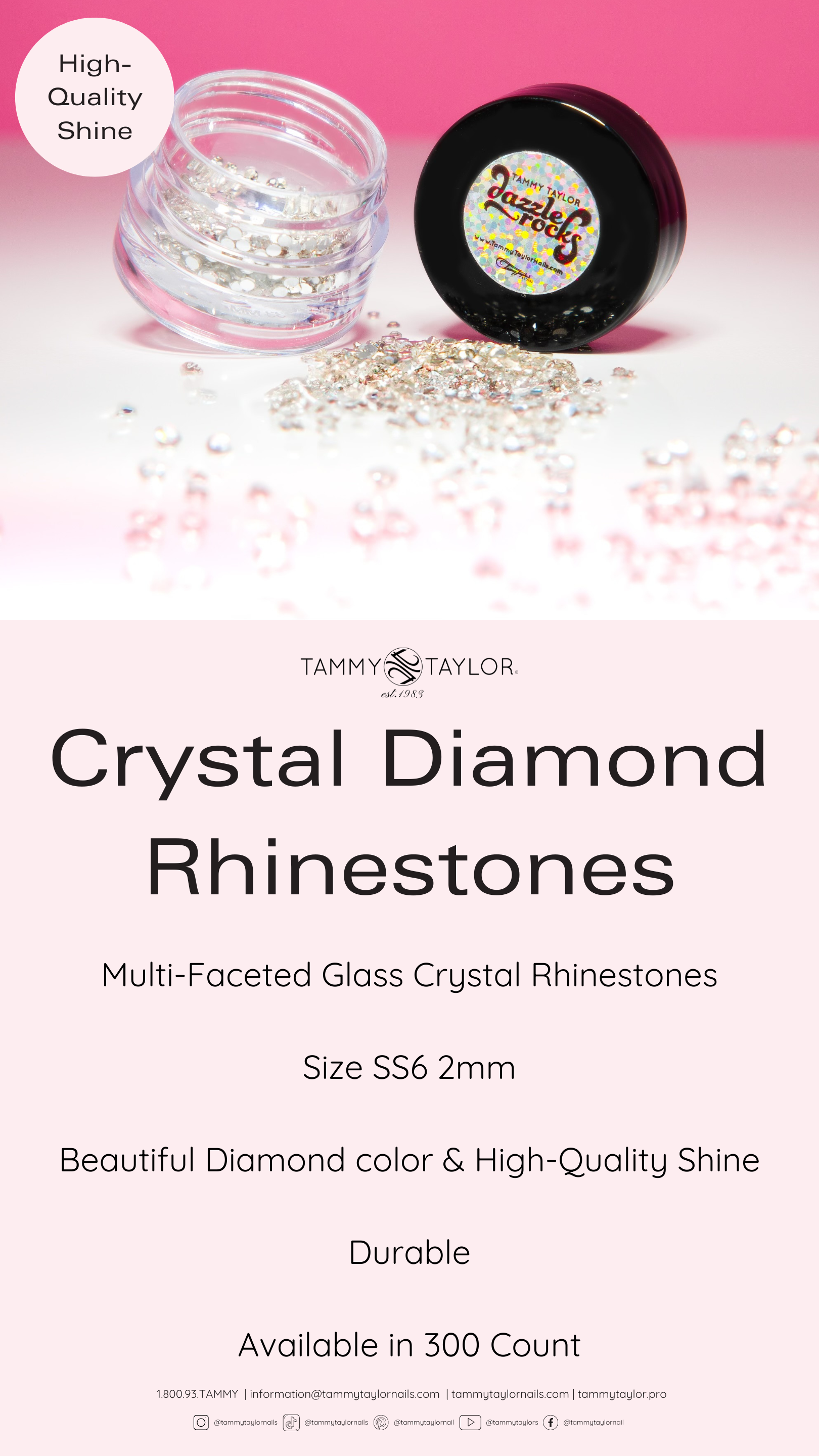 Dazzle Rocks Crystal Diamond Rhinestones