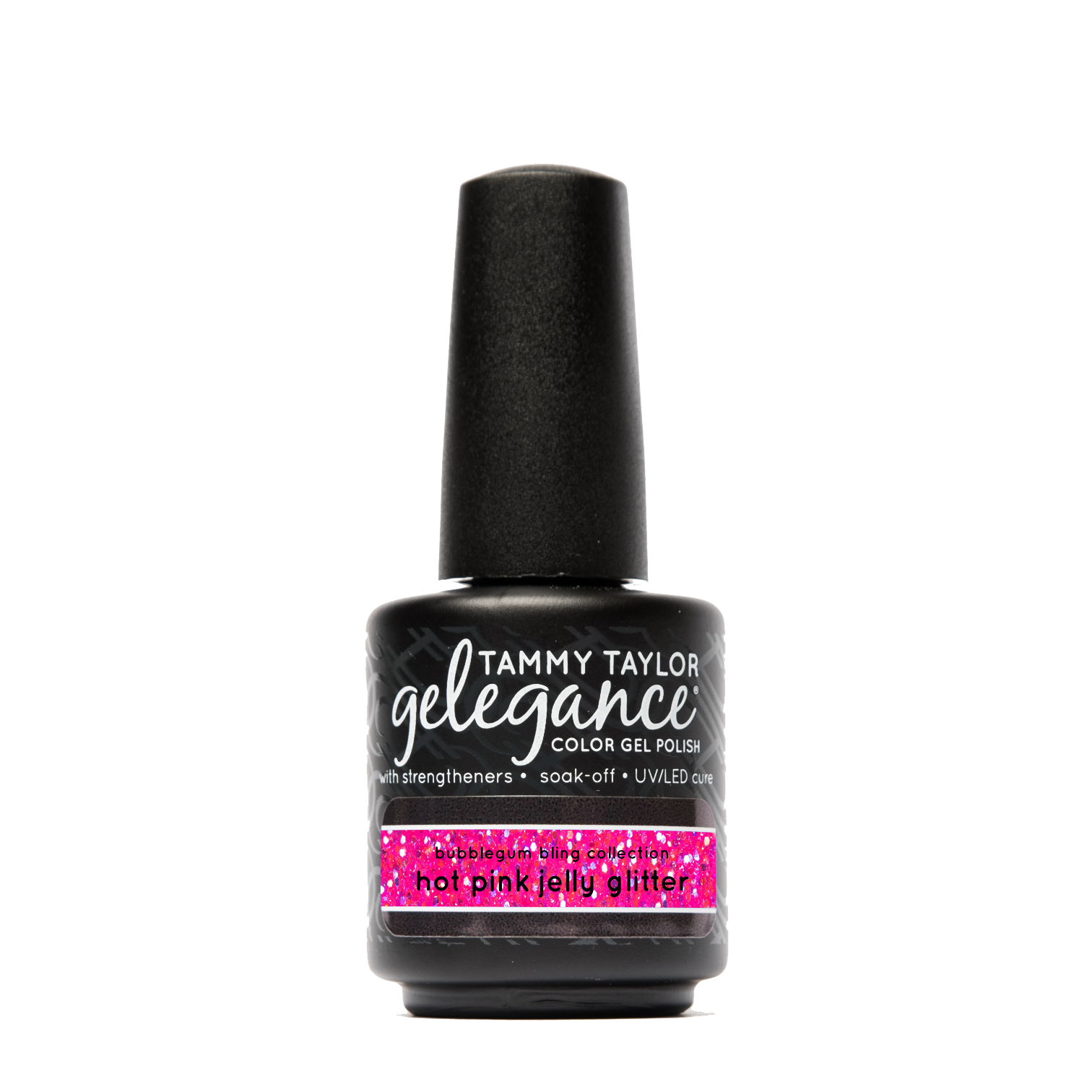 Tammy Taylor | Hot Pink Jelly Glitter Gelegance Gel Polish | Gel Polish