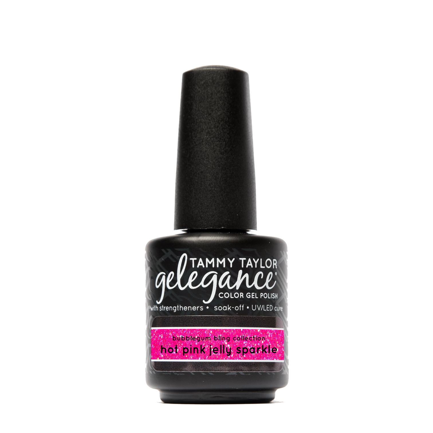 Tammy Taylor | Hot Pink Jelly Sparkle Gelegance Gel Polish | Gel Polish