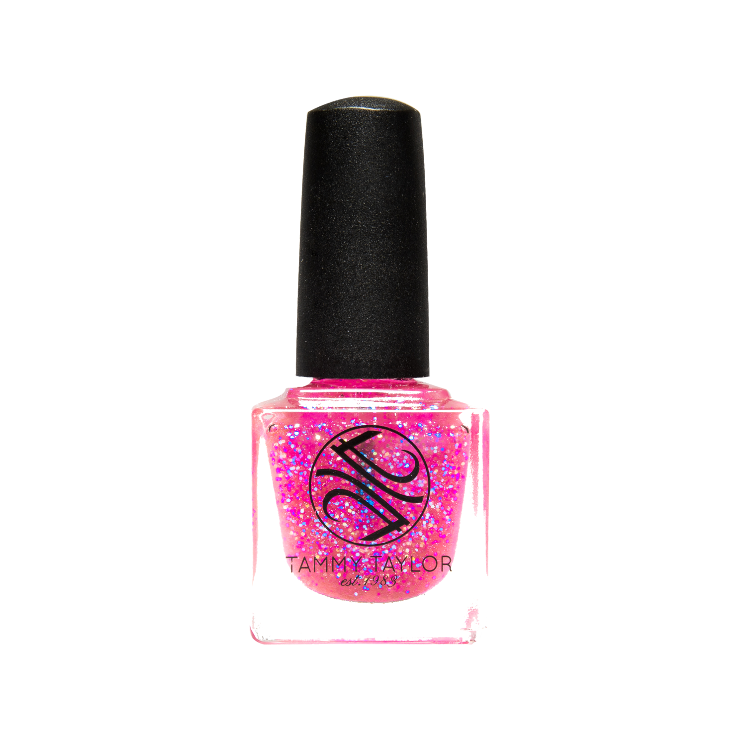 Tammy Taylor | Hot Pink Jelly Glitter Nail Lacquer | Nail Lacquer