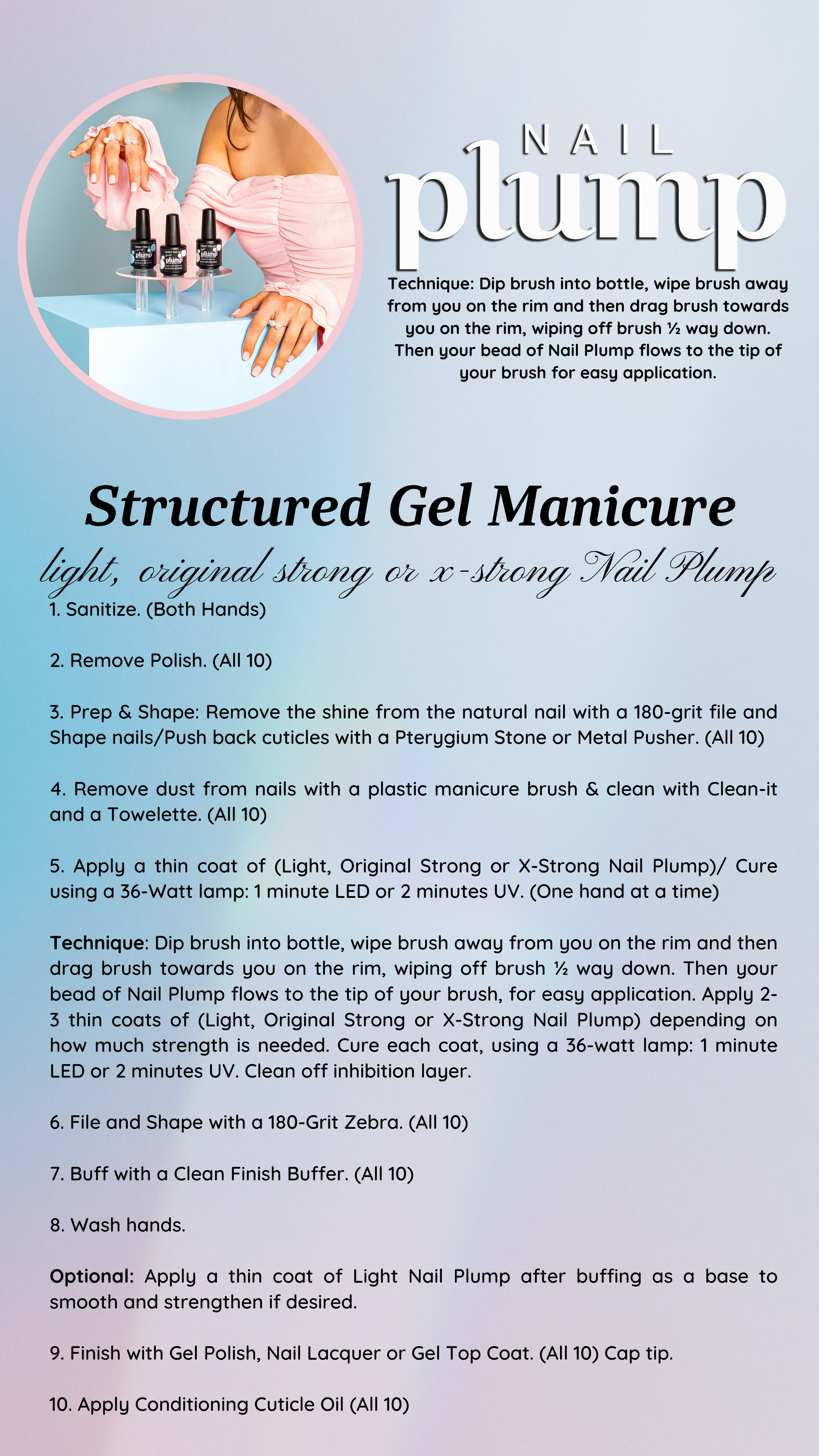 Tammy Taylor | Strong Nail Plump - Base & Builder Gel | Nail Plump