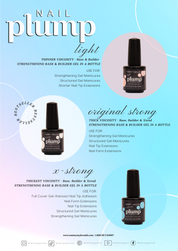 Tammy Taylor | X-Strong Nail Plump: Base & Builder Gel for Nail Extensions | Nail Plump