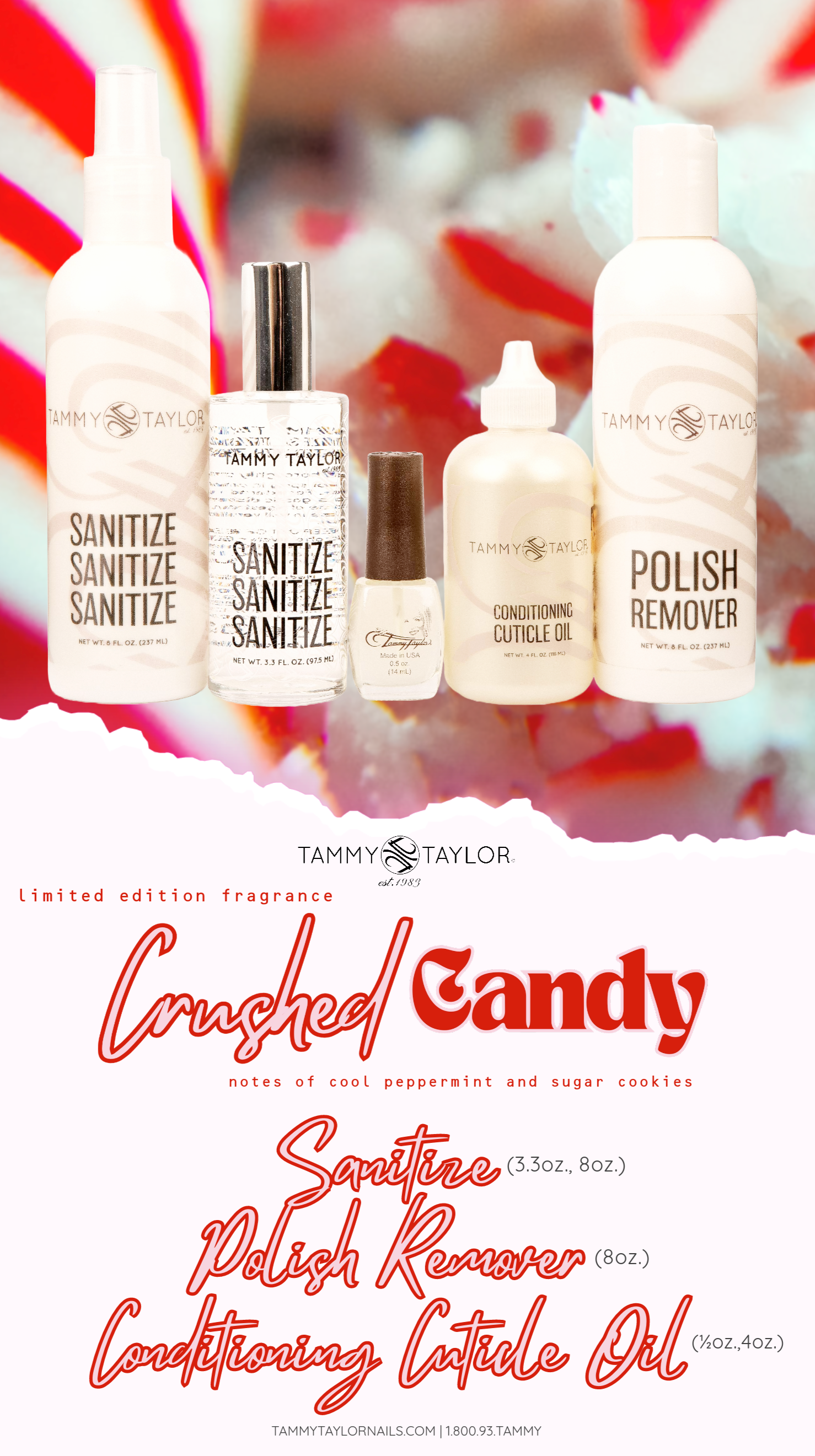 Tammy Taylor | Crushed Candy Polish Remover | Polish Remover