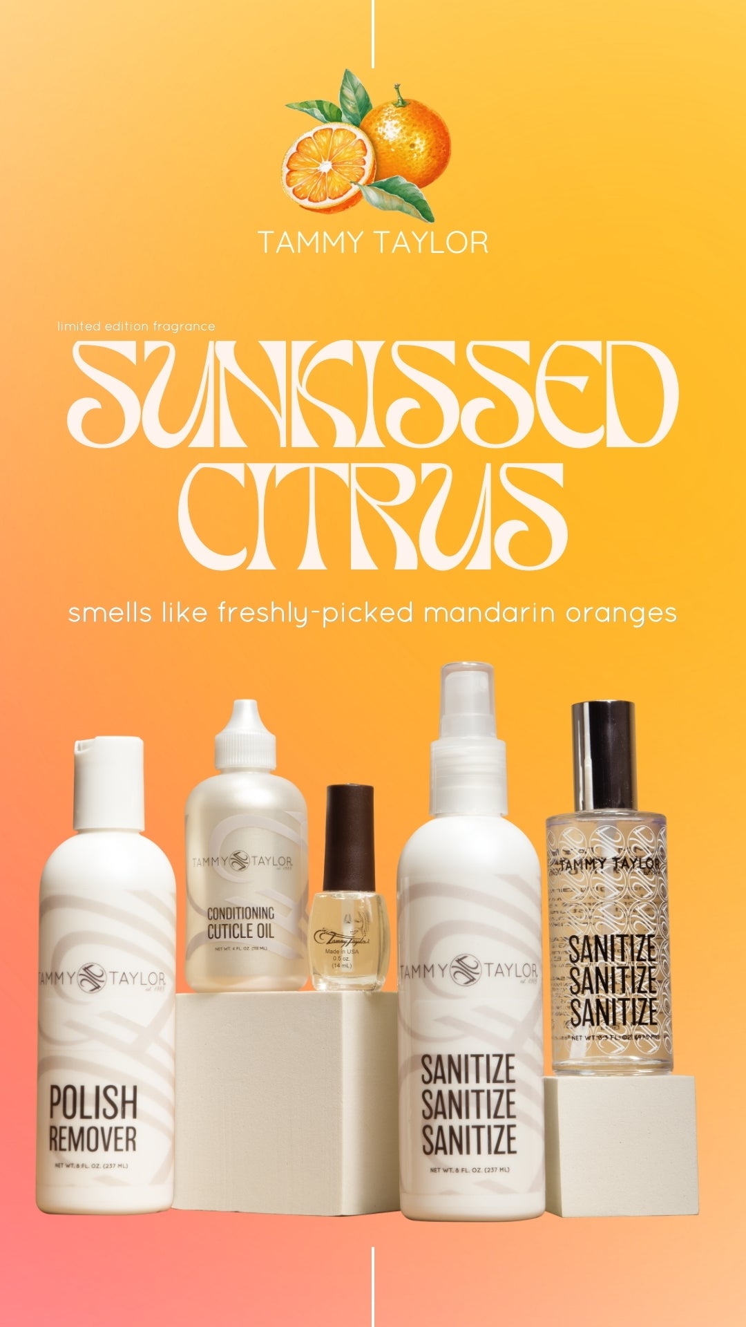 Tammy Taylor | Sunkissed Citrus Polish Remover | Polish Remover