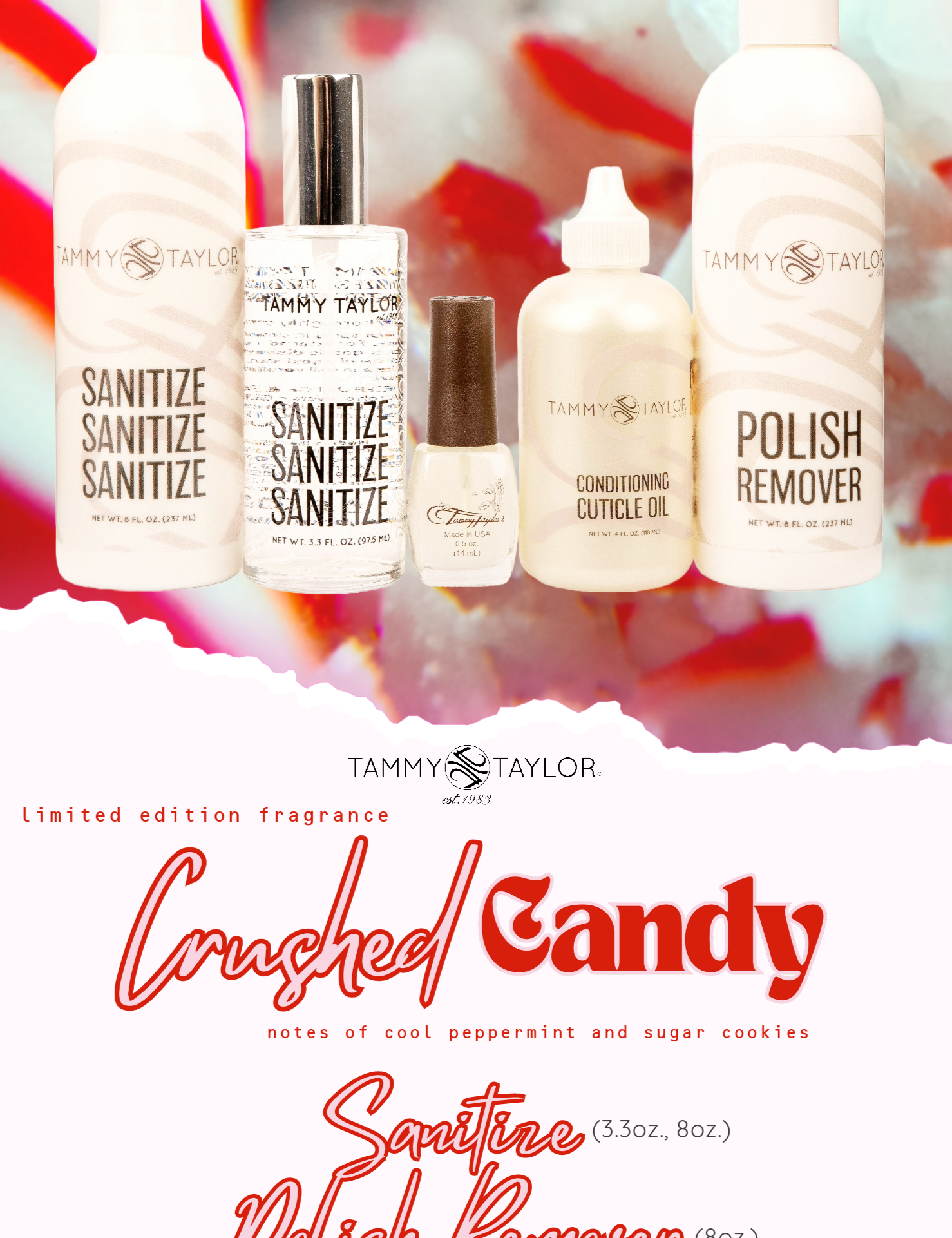 Tammy Taylor | Crushed Candy Sanitize | Sanitize