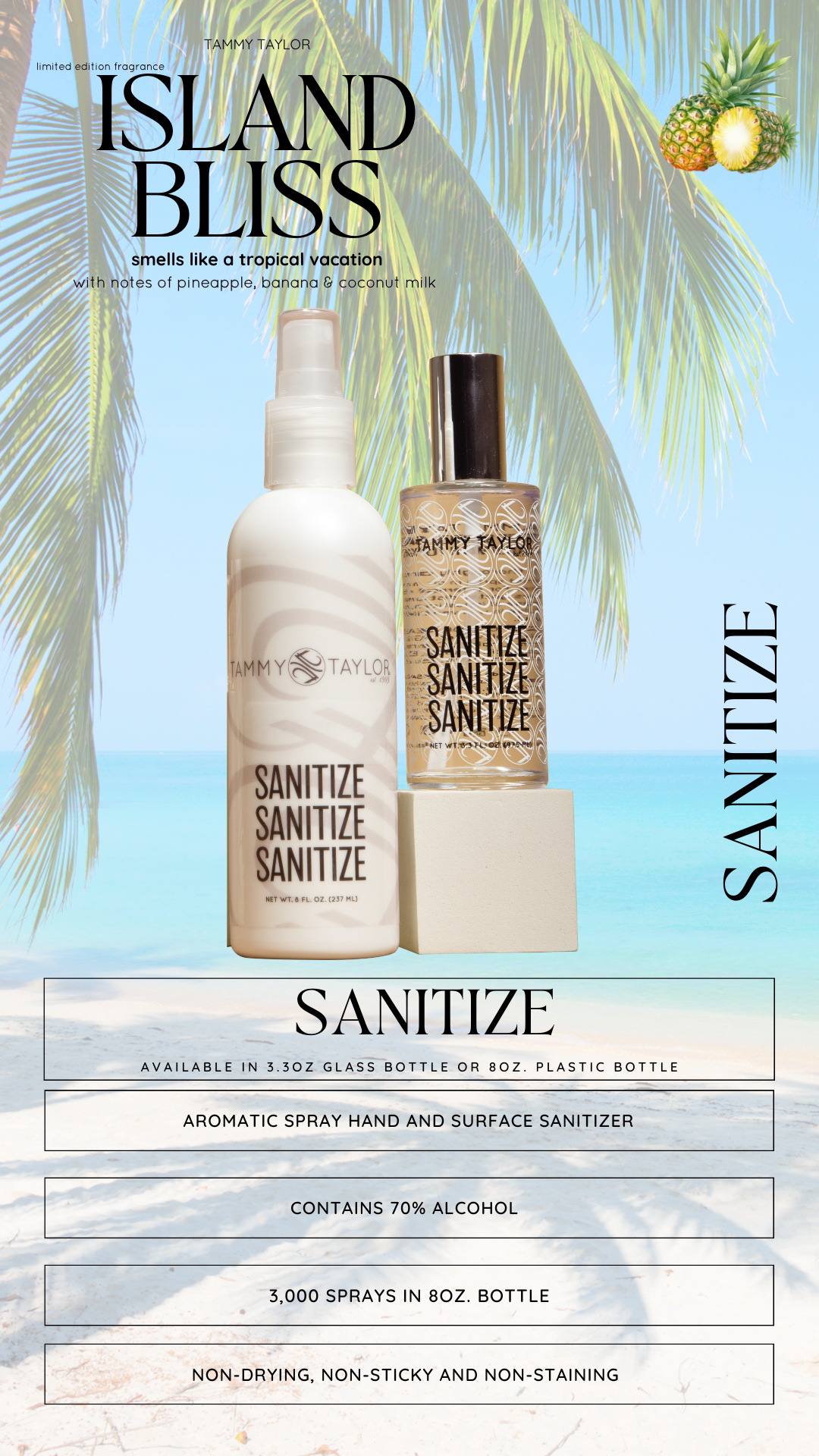 Tammy Taylor TTN Island Bliss Sanitize SA20