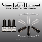 Tammy Taylor TTN Diamond Dazzle Rainbow Top Coat GE645