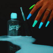 Tammy Taylor | Glow in the Dark Clear No-Wipe Top Gel - Glass Shine | Top & Base Coats