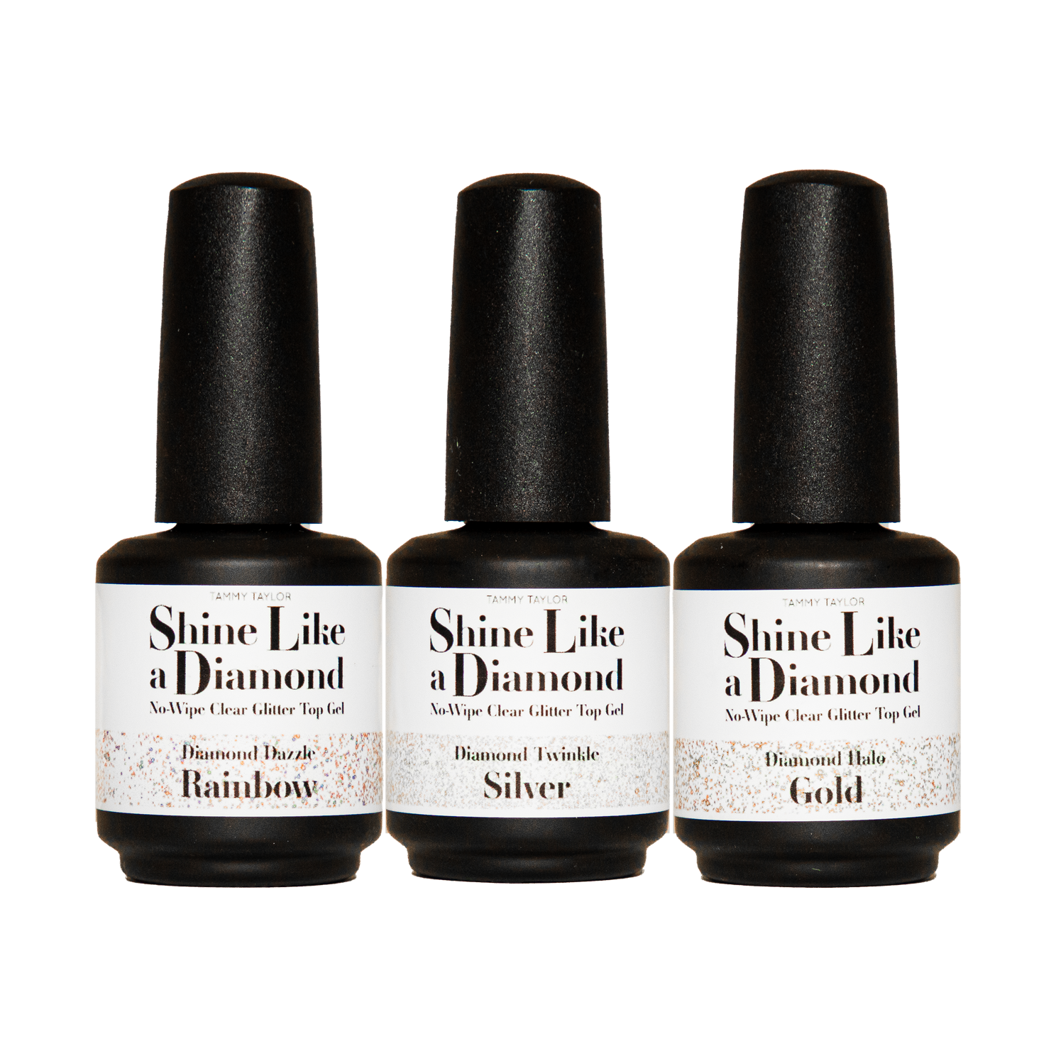 Tammy Taylor TTN Shine Like a Diamond Glitter Top Coat Bundle