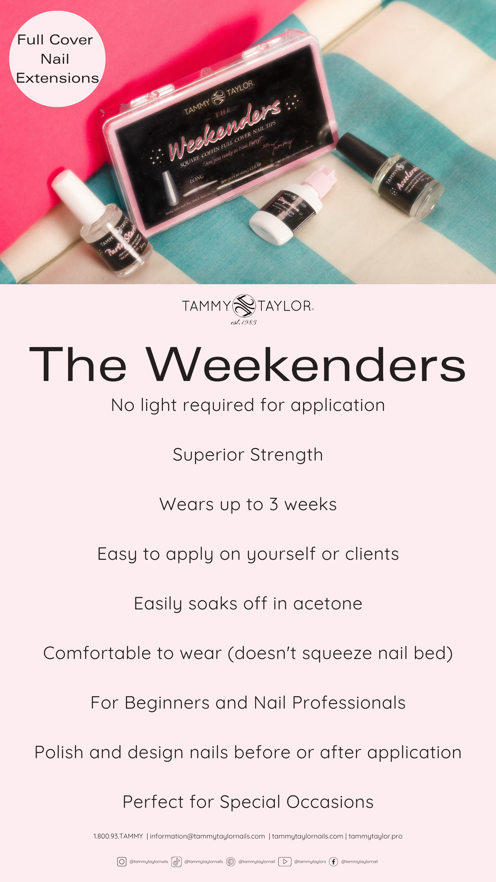 The Weekenders Nail Tip Extensions