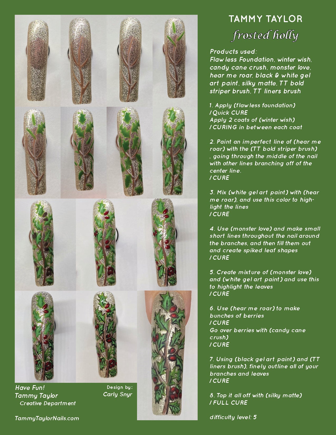 Frosted Holly Step by Step Bundle