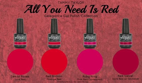 All You Need Is Red Gelegance Gel Polish Bundle