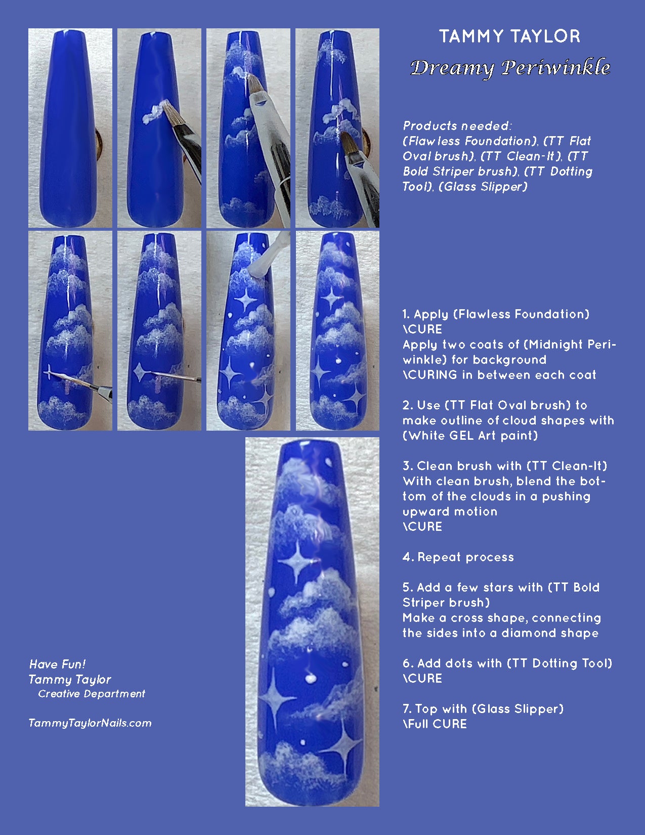 Tammy Taylor | Dreamy Periwinkle Step by Step Bundle | bundle