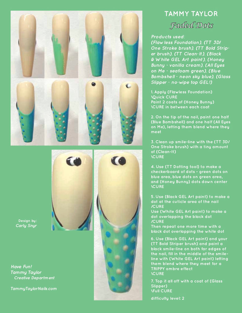 Faded Dots Step by Step Bundle | Tammy Taylor Nails
