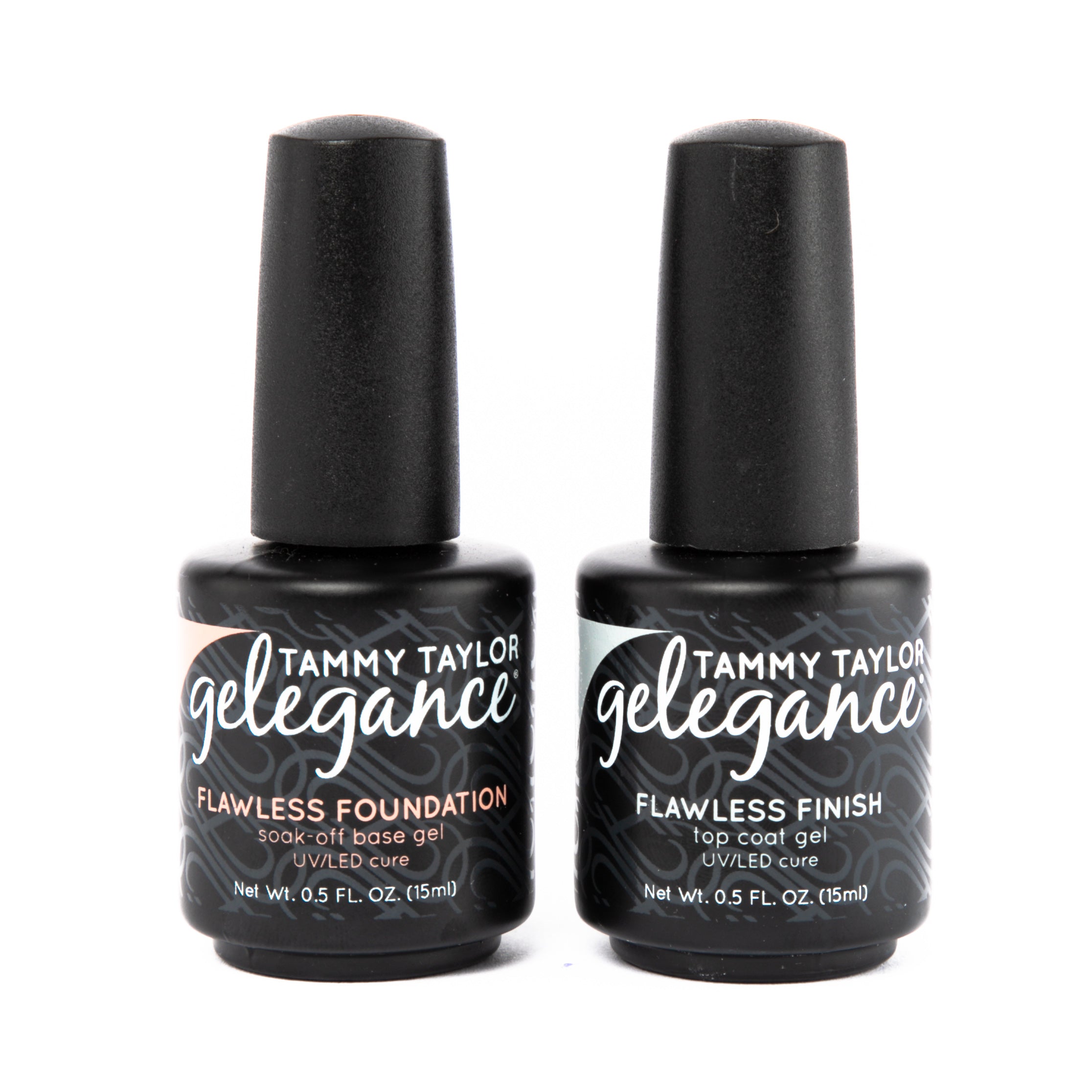 Tammy Taylor | Flawless Foundation & Finish Top Coat Bundle - Gel Polish | Top & Base Coats