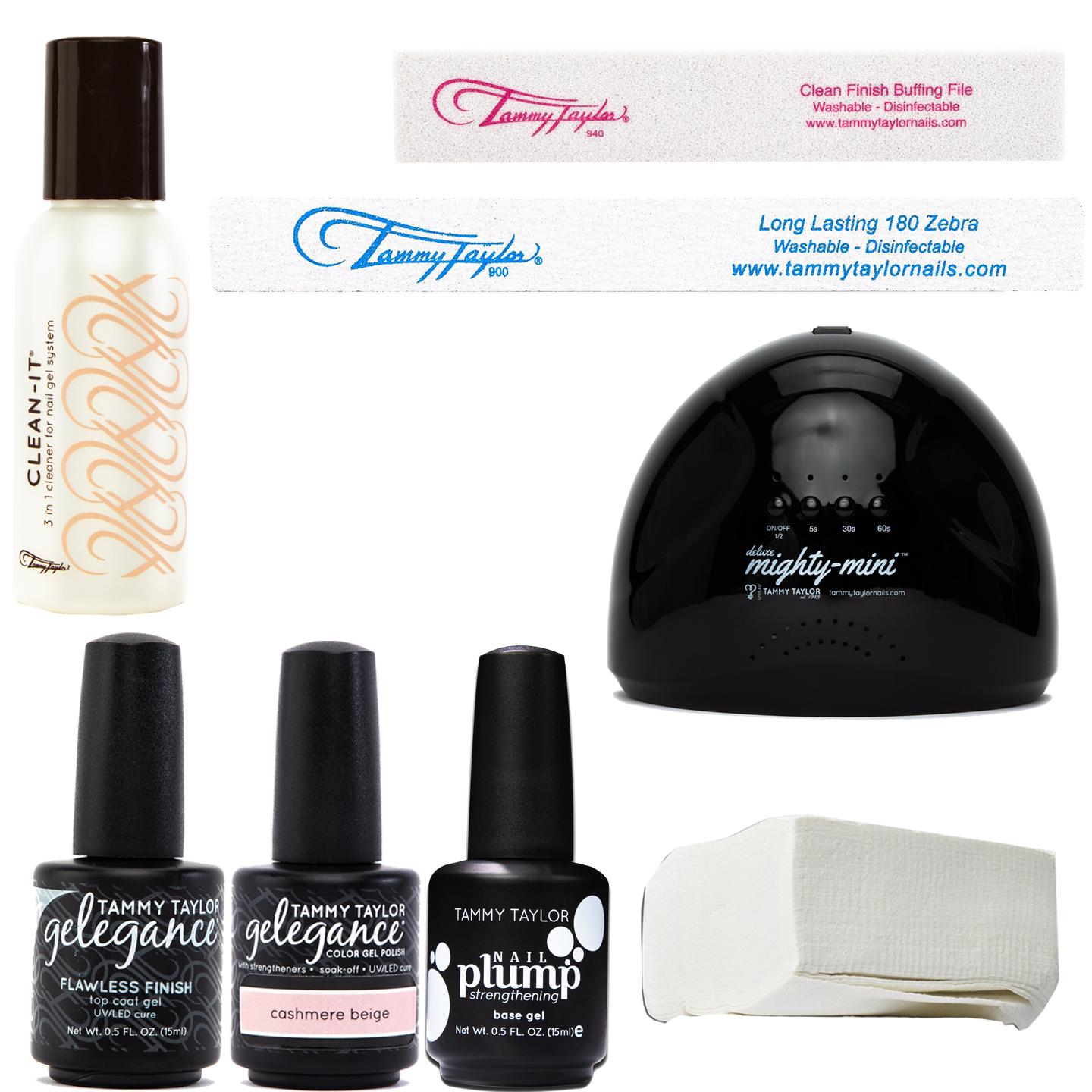 Tammy Taylor | Deluxe Gel Mani Kit with Cashmere Beige Gel Polish | Kits