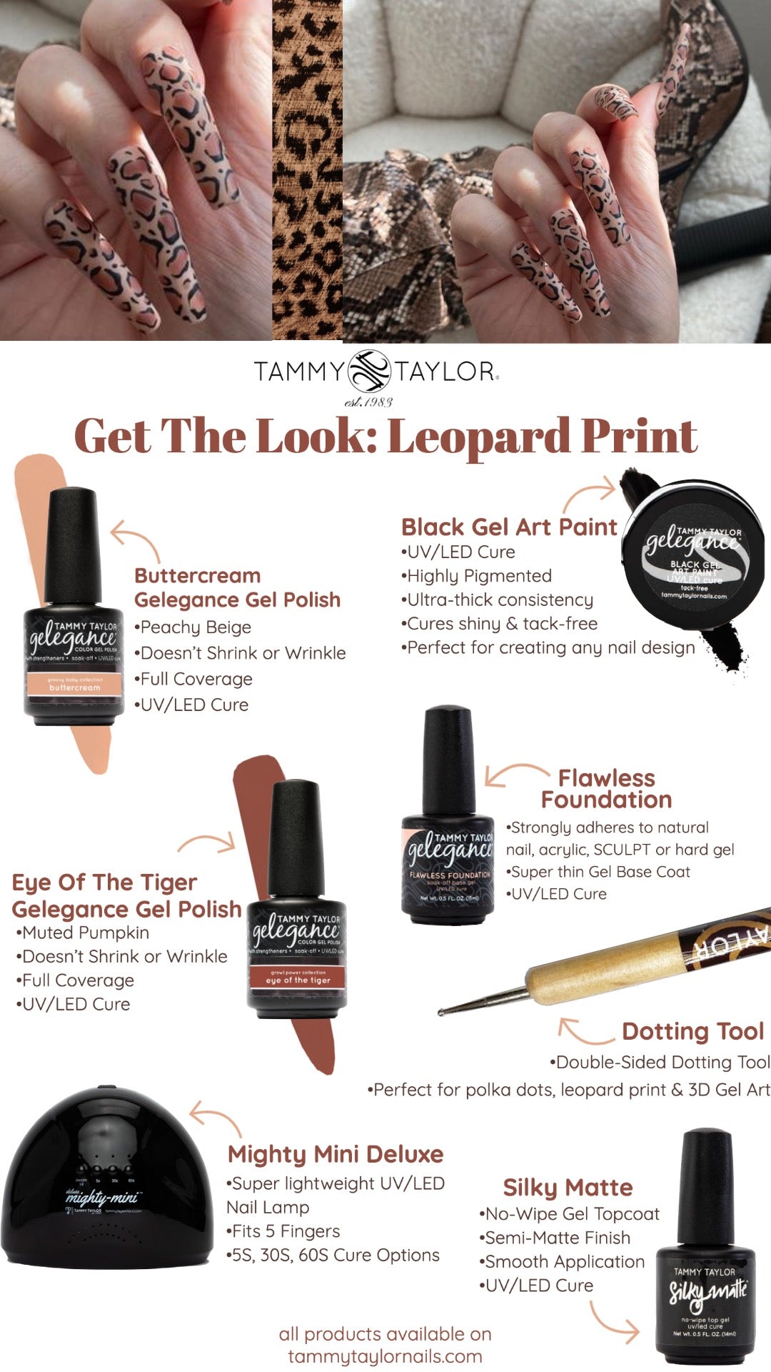 Leopard Print Nail Bundle