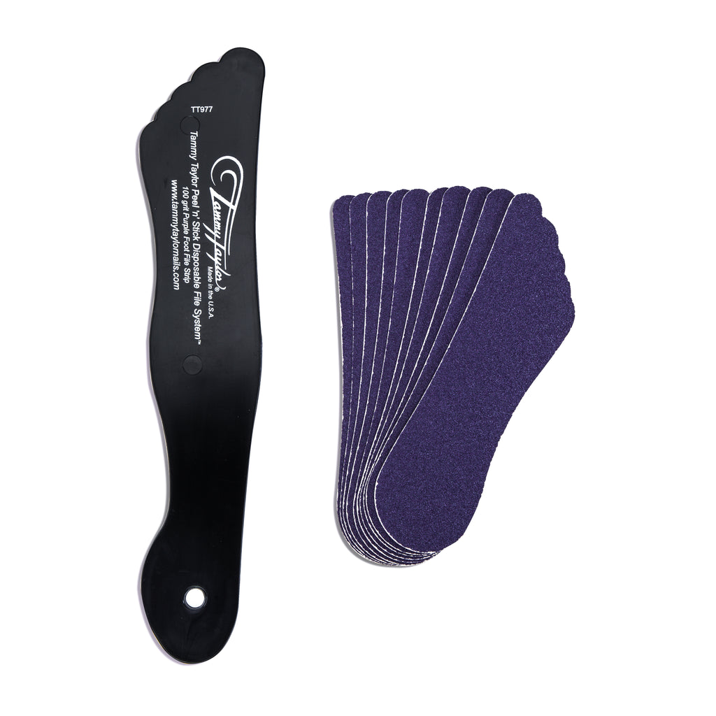 Peel 'N Stick Purple Foot File