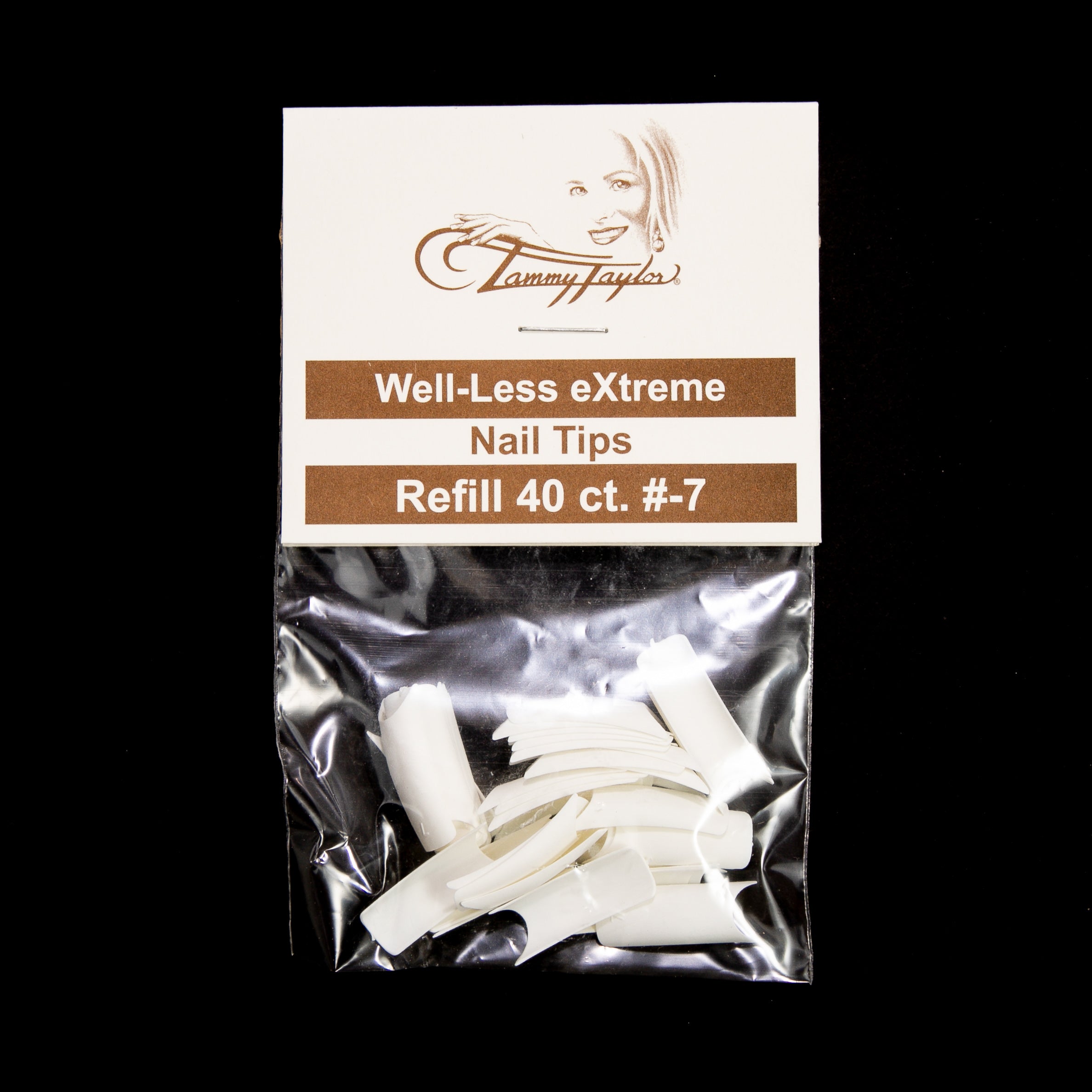 (Pre-Etched) Whitest White Well-Less Nail Tips *Refill Package*
