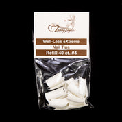 Tammy Taylor | (Pre-Etched) Whitest White Well-Less Nail Tips *Refill Package* | Nail Tips