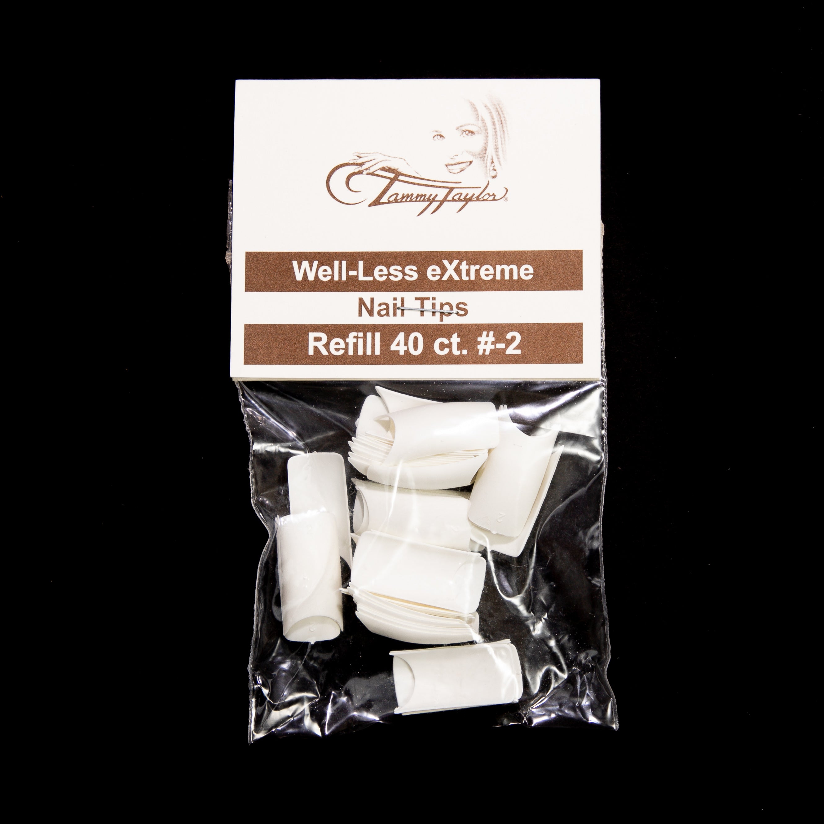 (Pre-Etched) Whitest White Well-Less Nail Tips *Refill Package*