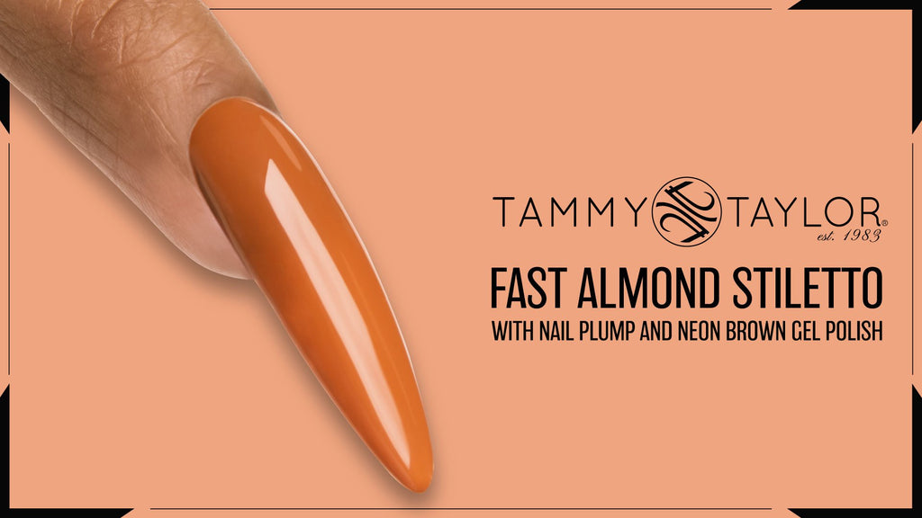 Fast Almond Stiletto with Nail Plump and Neon Gel Polish Bundle