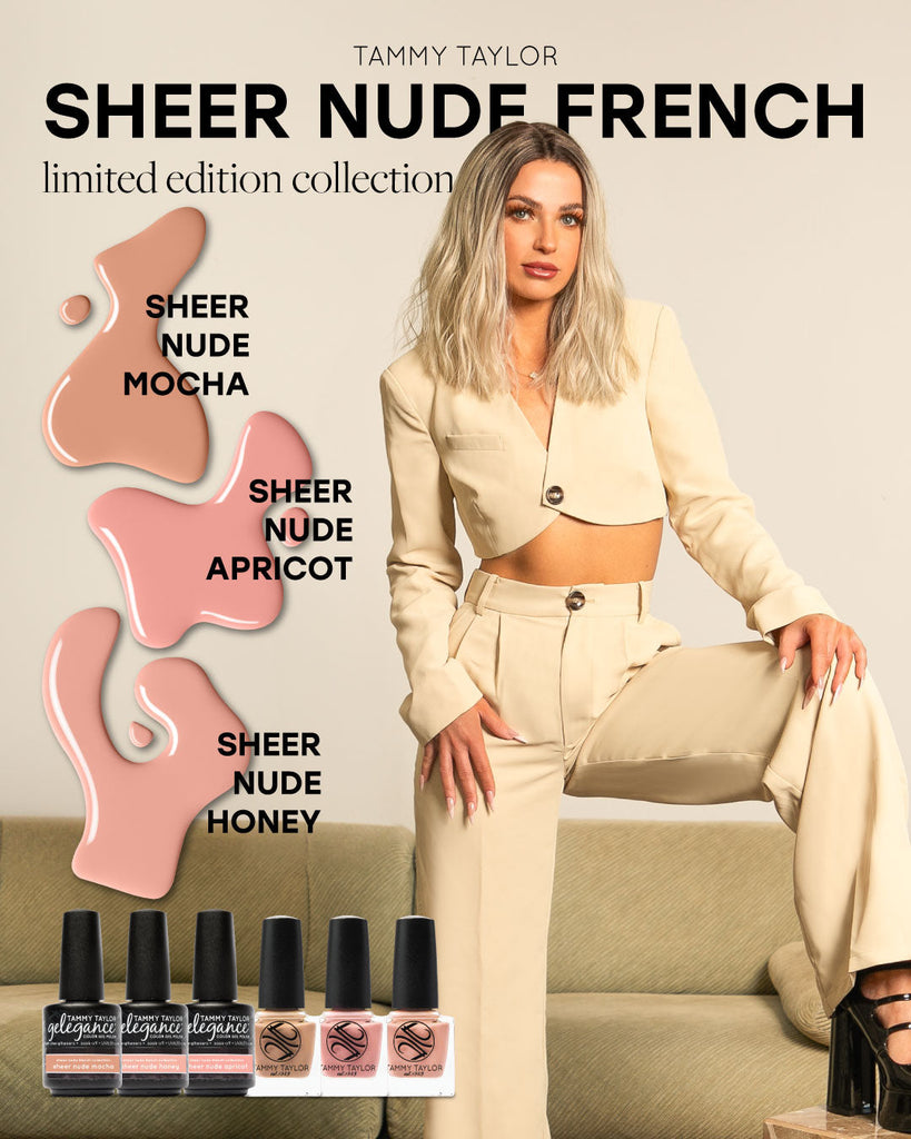 Sheer Nude Apricot Nail Lacquer