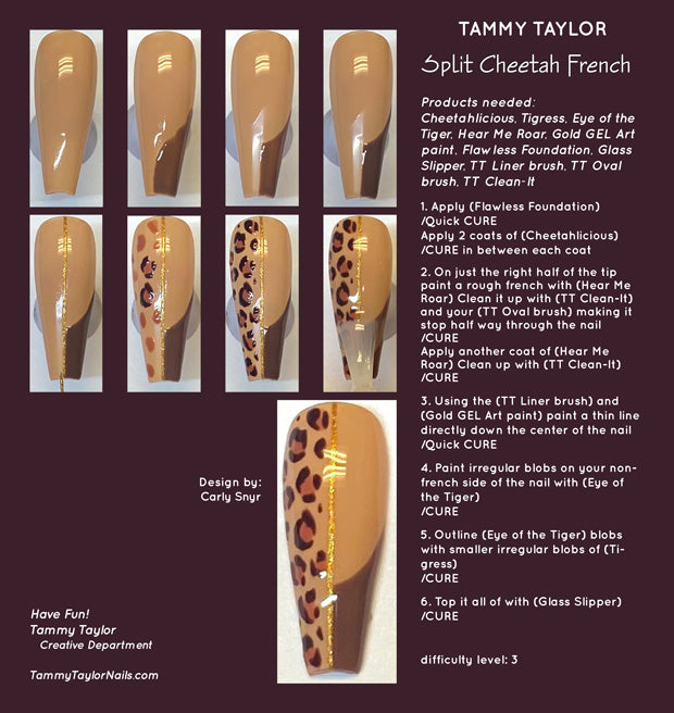 Split Cheetah French Step By Step Bundle