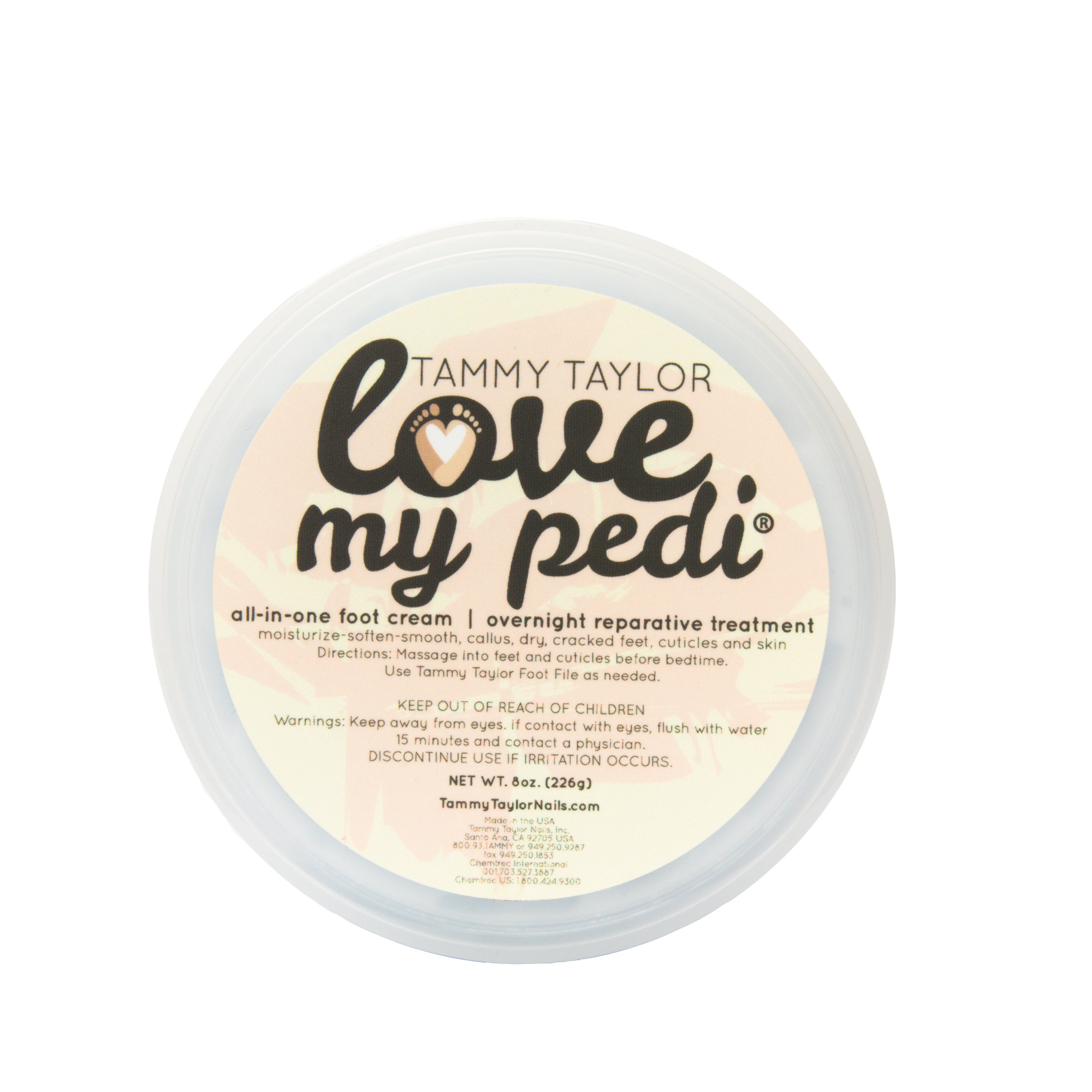 Tammy Taylor | Love My Pedi: All-in-One Foot Cream for Soft, Smooth Feet | Pedi