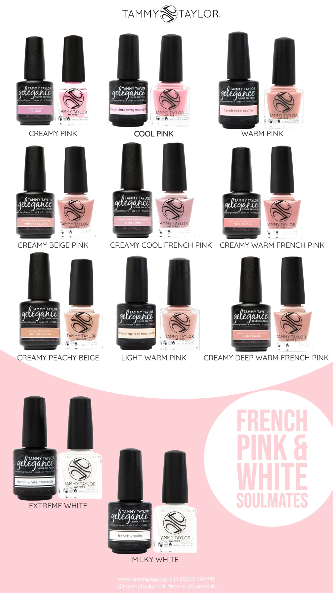 Tammy Taylor | Creamy French Pinks ENTIRE Collection Bundle | bundle