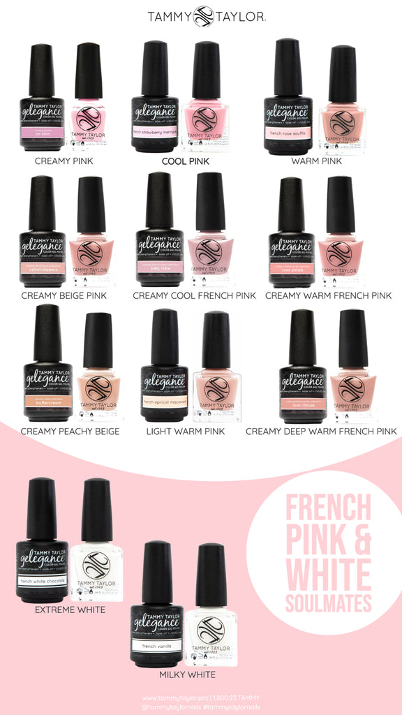 Creamy French Pinks Nail Lacquer Bundle