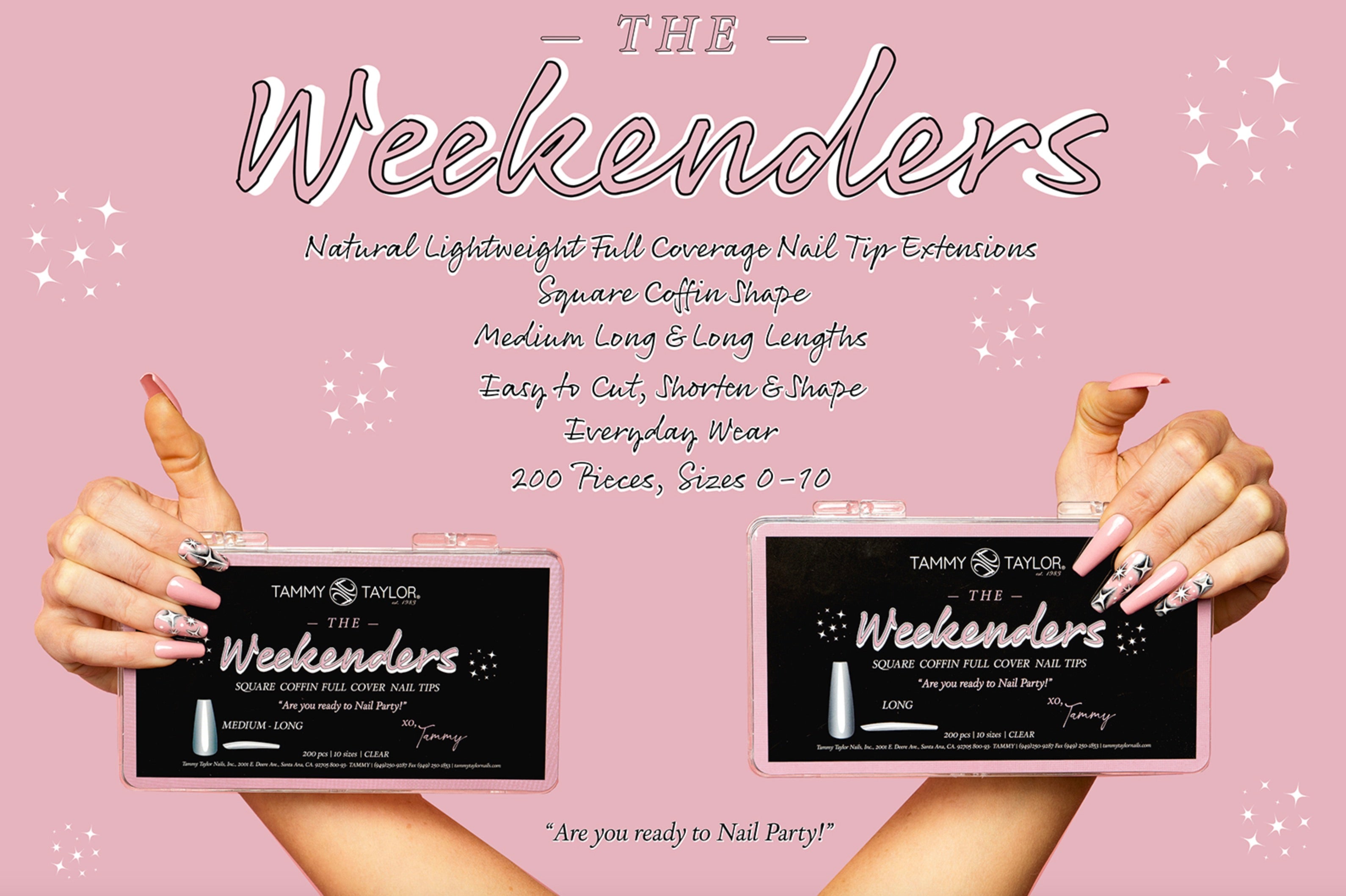 Tammy Taylor | The Weekenders Full Coverage Nail Extensions Kit | bundle