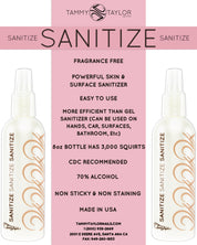 Tammy Taylor | Aromatic Hand & Surface Sanitizer - 8oz Bottle - CDC Recommended | Sanitize